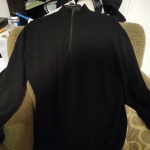 Loewe 1/4 zip black sweater